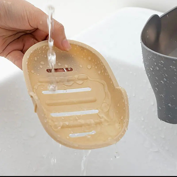 Elephant Soap Box Holder, Modern Simple Bathroom Portable Drain Soap Box, Double Layer Cute Elephant Shape Soap Box Elephant Soap Box Holder, Modern Simple Bathroom Portable Drain Soap Box, Double Layer Cute Elephant Shape Soap Box